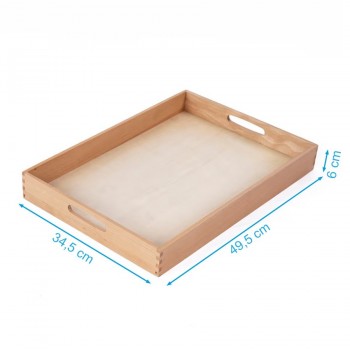 XL WOODEN TRAY, 49.5x34.5 CM