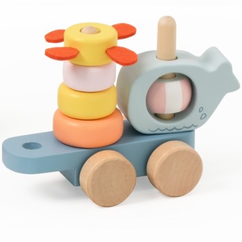 VELKAMS KOKA KLUCĪŠU VILCIENS PASTEĻKRĀSĀS OCEAN PULL - VIGA