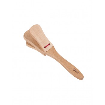 KOKA KASTAŅETES AR ROKTURI, MŪZIKAS INSTRUMENTS BĒRNIEM - CLASSIC WORLD