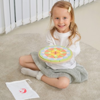 PASTEL COLOR MOZAIC MANDALA - CLASSIC WORLD