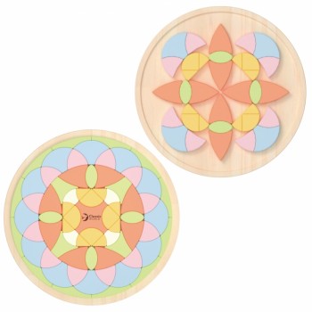 PASTEL COLOR MOZAIC MANDALA - CLASSIC WORLD