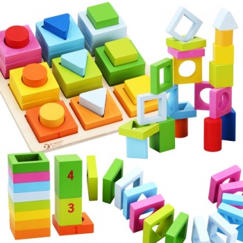 IZGLĪTOJOŠA ROTAĻLIETA ĢEOMETRISKIE BLOKI - CLASSIC WORLD IZGLĪTOJOŠA ROTAĻLIETA ĢEOMETRISKIE BLOKI - CLASSIC WORLD