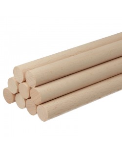 Dižskabārža Koka Līste 18 mm Makrame Mezglošanai Garums 30 cm - OUWAKIDS