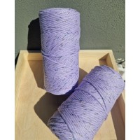 Makrame Mezglošanas Aukla 3 mm Lavanda 100 m - OUWAKIDS