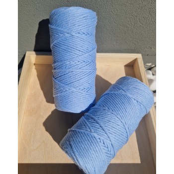 Makrame Mezglošanas Aukla 3 mm Skyblue 100 m - OUWAKIDS