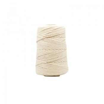 Makrame Mezglošanas Aukla 3 mm Natural 200 m - OUWAKIDS