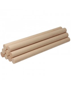 Dižskabārža Koka Līste 18 mm Makrame Mezglošanai Garums 30 cm - OUWAKIDS