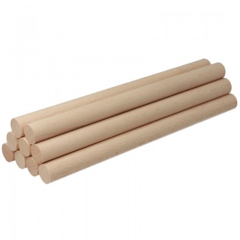 Dižskabārža Koka Līste 18 mm Makrame Mezglošanai Garums 30 cm - OUWAKIDS