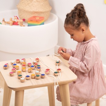 Wooden Lacing Jewels - Tickit Wooden Lacing Jewels - Tickit
