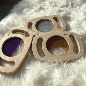 IZPĒTES RĀMIS AR SPĪDUMIEM GLITERIEM - TICKIT