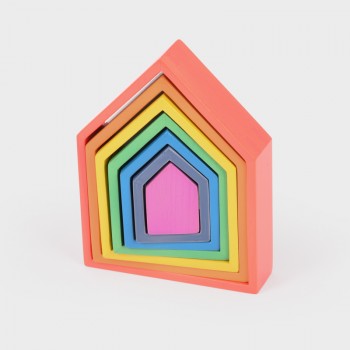 RAINBOW WOODEN HOUSES - TICKIT