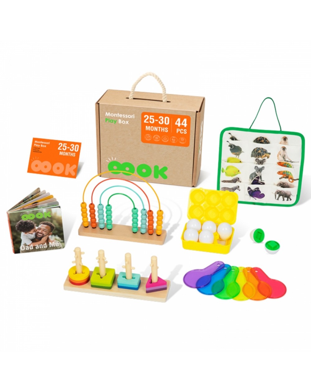 SENSORĀ IZGLĪTOJOŠĀ KASTE 6IN1 NO 25-30 MĒNEŠU VECUMAM - TOOKY TOY