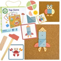 ATTĪSTOŠA SPĒLE AR NAGLIŅĀM, 82 ELEMENTI - WOOPIE GREEN