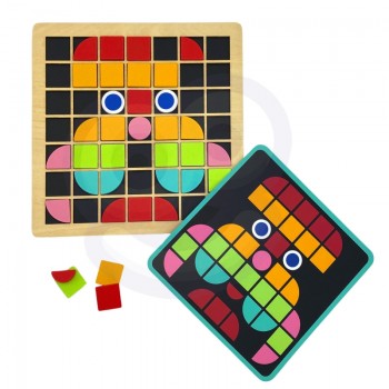 WOODEN MOSAIC 97 PIECES - TOOKY TOY