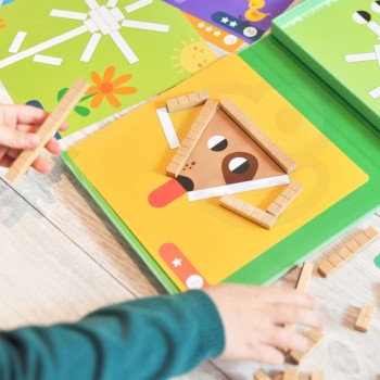 MAGNĒTISKĀ SPĒLE RADOŠIE KOKA KLUCĪŠI - TOOKY TOY