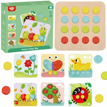 MOZAĪKA PABEIDZ ZĪMĒJUMU AR KOKA TAPIŅĀM - WOOPIE