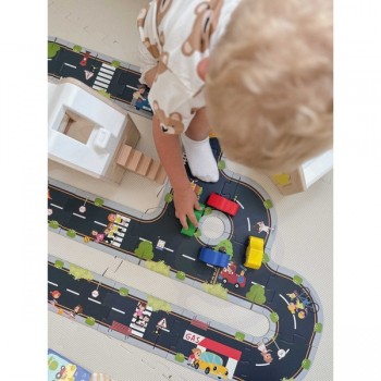 LIELIZMĒRA PUZLE AUTOCEĻŠ 20 GABALI - TOOKY TOYS LIELIZMĒRA PUZLE AUTOCEĻŠ 20 GABALI - TOOKY TOYS