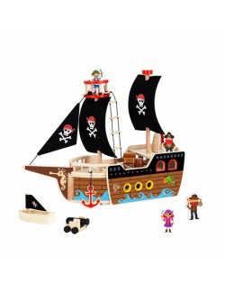 PIRĀTU KUĢIS AR FIGŪRIŅĀM - TOOKY TOY
