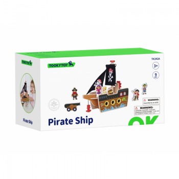 PIRĀTU KUĢIS AR FIGŪRIŅĀM - TOOKY TOY