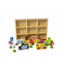 AUTO UN CEĻA ZĪMJU DĀVANU KOMPLEKTS - TOOKY TOY