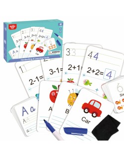 IZGLĪTOJOŠAS KARTĪTES SKAITĻU UN BURTU APGUVEI ANGĻU VALODĀ - TOOKY TOY