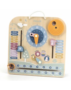 KOKA KALENDĀRS-PULKSTENIS - VIGA