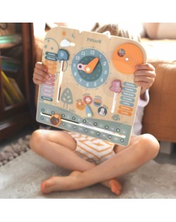 KOKA KALENDĀRS-PULKSTENIS - VIGA