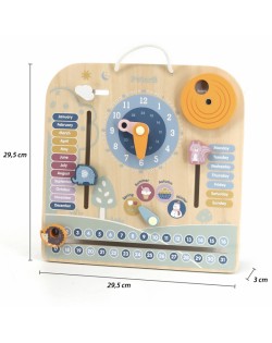 KOKA KALENDĀRS-PULKSTENIS - VIGA