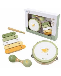 MŪZIKAS INSTRUMENTU KOMPLEKTS PASTEL GREEN - VIGA