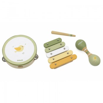 MŪZIKAS INSTRUMENTU KOMPLEKTS PASTEL GREEN - VIGA