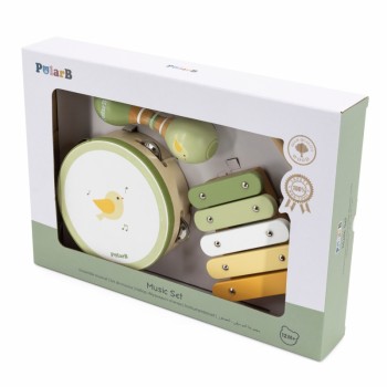 MŪZIKAS INSTRUMENTU KOMPLEKTS PASTEL GREEN - VIGA