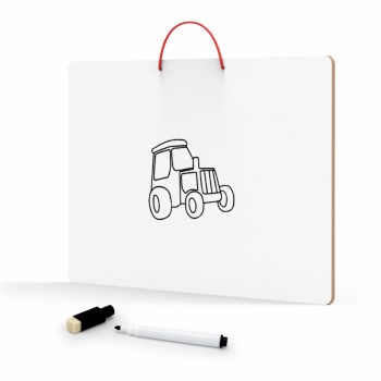 2IN1 MĀCĪBU TĀFELE AR MAGNĒTISKO PASAULES KARTI - VIGA