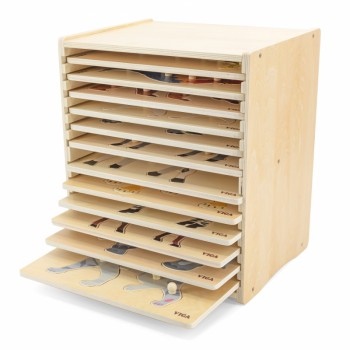 12 KOKA DZĪVNIEKU PUZLES AR STATĪVU - VIGA