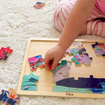 KOKA PUZLE JŪRAS NOSLĒPUMI 24 GABALI - VIGA