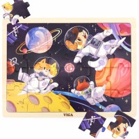 KOKA PUZLE KOSMOSA PIEDZĪVOJUMS 24 GABALI - VIGA