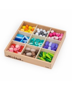 KOKA KLUCĪŠI DABAS DĀRGUMI OPEN-END ATVĒRTĀS SPĒLES MATERIĀLS 141 ELEMENTS - VIGA