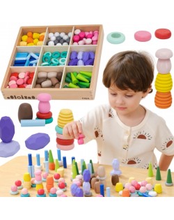 KOKA KLUCĪŠI DABAS DĀRGUMI OPEN-END ATVĒRTĀS SPĒLES MATERIĀLS 141 ELEMENTS - VIGA