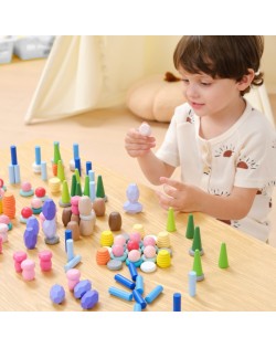 KOKA KLUCĪŠI DABAS DĀRGUMI OPEN-END ATVĒRTĀS SPĒLES MATERIĀLS 141 ELEMENTS - VIGA