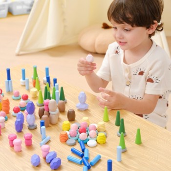 KOKA KLUCĪŠI DABAS DĀRGUMI OPEN-END ATVĒRTĀS SPĒLES MATERIĀLS 141 ELEMENTS - VIGA