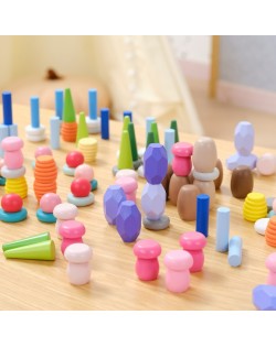 KOKA KLUCĪŠI DABAS DĀRGUMI OPEN-END ATVĒRTĀS SPĒLES MATERIĀLS 141 ELEMENTS - VIGA