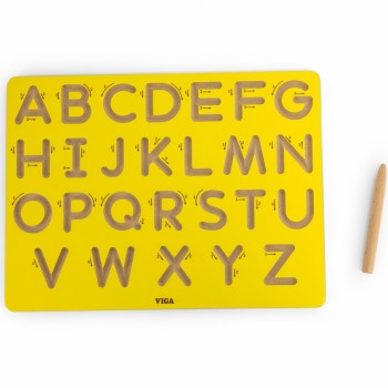 GRAFOMOTORISKĀ TĀFELE LIELIE BURTI - VIGA