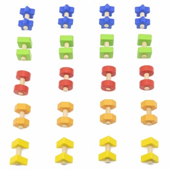 KOKA UZGRIEŽŅI UN SKRŪVES AUDUMA MAISIŅĀ - VIGA