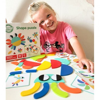 SHAPE PUZZLE 55 PIECES - WOOPIE