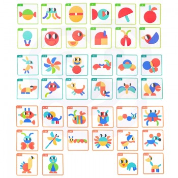 SHAPE PUZZLE 55 PIECES - WOOPIE