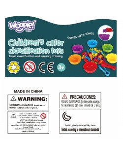 IZGLĪTOJOŠS KOMPLEKTS KRĀSU APGUVE ŠĶIROŠANA MATEMĀTIKA 83 ELEMENTI DZĪVNIEKI- WOOPIE GREEN