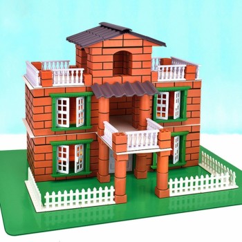 CREATIVE BRICK BUILDING SET - WOOPIE GREEN CREATIVE BRICK BUILDING SET - WOOPIE GREEN