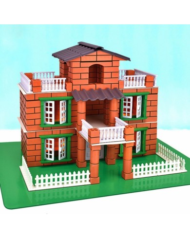 RADOŠS MĀJAS CELTNIECĪBAS KOMPLEKTS NO ĶIEĢEĻIEM - WOOPIE GREEN RADOŠS MĀJAS CELTNIECĪBAS KOMPLEKTS NO ĶIEĢEĻIEM - WOOPIE GREEN