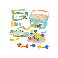 KRĀSAINS KOMPLEKTS BŪVĒŠANAI, VĒRŠANAI, SASKAŅOŠANAI, 12IN1 - WOOPIE GREEN