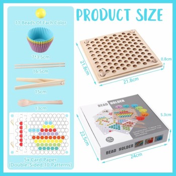 ŠĶIROŠANAS MOZAĪKAS SPĒLE KRĀSAINĀS BUMBIŅAS - WOOPIE GREEN