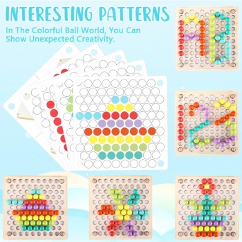 ŠĶIROŠANAS MOZAĪKAS SPĒLE KRĀSAINĀS BUMBIŅAS - WOOPIE GREEN